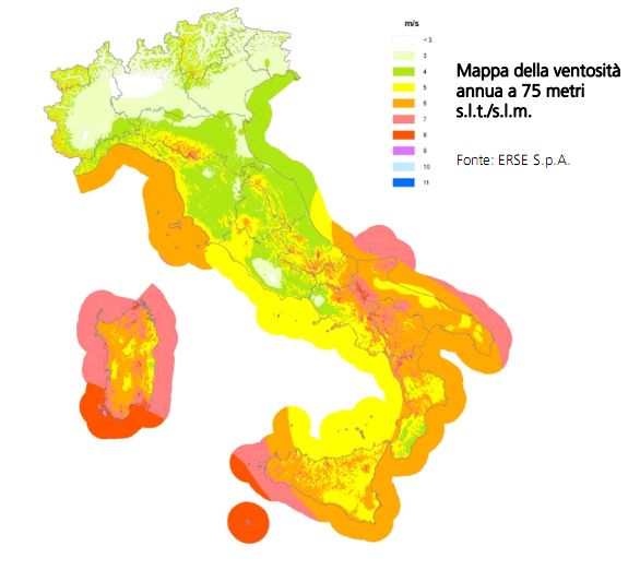Perché in Italia l’energia eolica è poco sfruttata